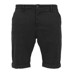 Urban Classics Stretch Turnup Chino Shorts, black