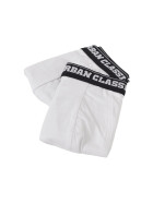 Urban Classics Men Boxer Shorts Double Pack, wht/wht