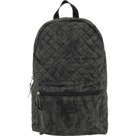 Urban Classics Diamond Quilt Leather Imitation Backpack, camo