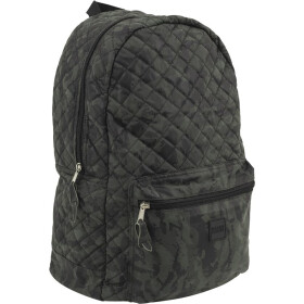 Urban Classics Diamond Quilt Leather Imitation Backpack, camo