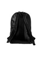 Urban Classics Perforated Leather Imitation Backpack, black