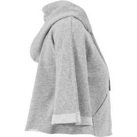 Urban Classics Ladies Cropped Hooded Poncho, grey