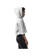 Urban Classics Ladies Cropped Hooded Poncho, grey