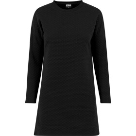 Urban Classics Ladies Quilt Oversize Dress, black