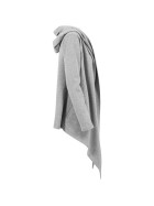 Urban Classics Ladies Hooded Sweat Cardigan, grey