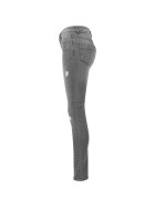 Urban Classics Ladies Ripped Denim Pants, grey