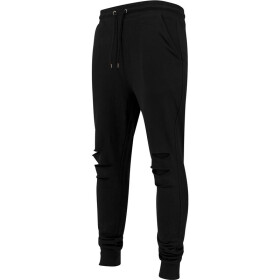 Urban Classics Cutted Terry Pants, black
