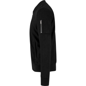 Urban Classics Imitation Suede Bomber Jacket, black