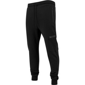 Urban Classics Athletic Interlock Sweatpants, black