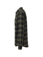 Urban Classics Checked Flanell Shirt 3, blk/olive