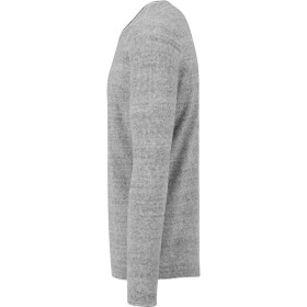 Urban Classics Fine Knit Melange Cotton Sweater, grey melange