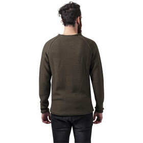 Urban Classics Raglan Wideneck Sweater, olive