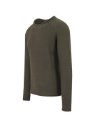 Urban Classics Raglan Wideneck Sweater, olive