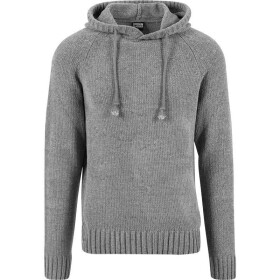Urban Classics Chenille Hooded Sweater, grey