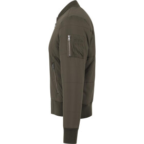 Urban Classics Basic Quilt Bomber Jacket, olive