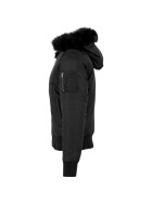 Urban Classics Hooded Basic Bomber Jacket, black