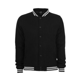 Urban Classics Wool College Jacket, black