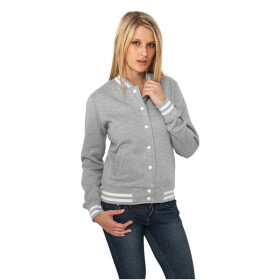 Urban Classics Ladies College Sweatjacket, grey
