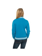 Urban Classics Ladies College Sweatjacket, turquoise