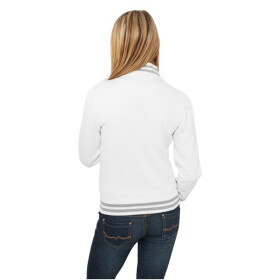 Urban Classics Ladies College Sweatjacket, white