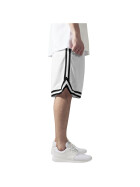 Urban Classics Stripes Mesh Shorts, whtblkwht