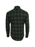 Urban Classics Checked Flanell Shirt, blk/forest
