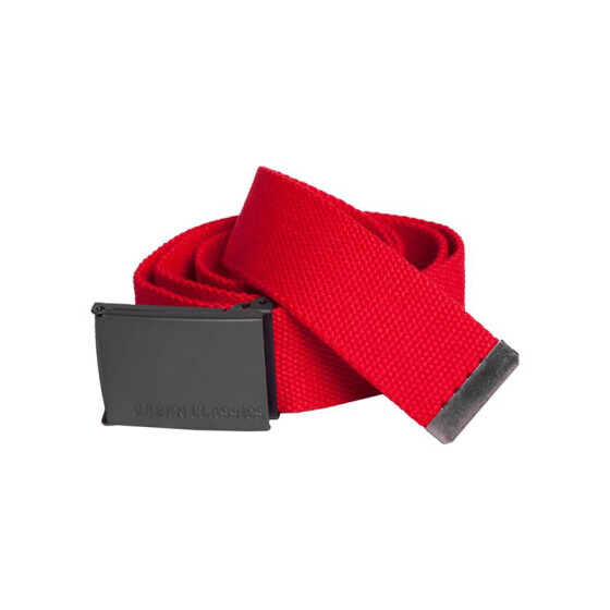 Urban Classics Canvas Belts, red