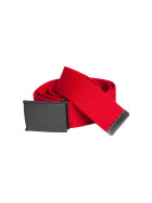 Urban Classics Canvas Belts, red