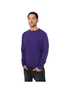 Urban Classics Knitted Crewneck, purple