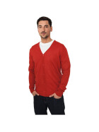 Urban Classics Knitted Cardigan, red