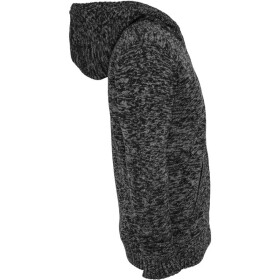 Urban Classics Winter Knit Zip Hoody, blk/gry