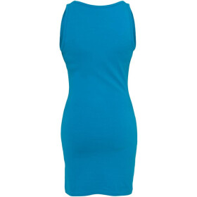 Urban Classics Ladies Sleeveless Dress, turquoise