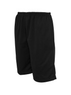 Urban Classics BBall Mesh Shorts with Pockets, black