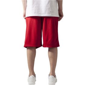 Urban Classics BBall Mesh Shorts with Pockets, red
