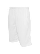 Urban Classics BBall Mesh Shorts with Pockets, white