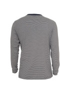 Urban Classics Striped Longsleeve T-Shirt, navy/wht