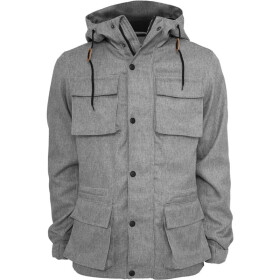 Urban Classics Chambray Lined Jacket, gry/blk