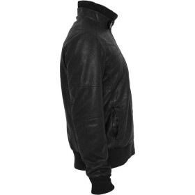 Urban Classics Leather Imitation Jacket, black