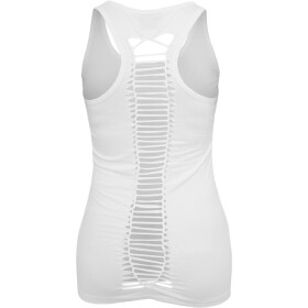 Urban Classics Ladies Cutted Back Tanktop, white
