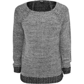 Urban Classics Wide Neck Sweater, grey