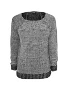 Urban Classics Wide Neck Sweater, grey