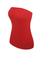 Urban Classics Ladies Strapless Top, red
