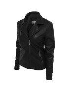Urban Classics Ladies Biker Jacket, black