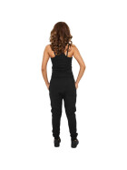 Urban Classics Ladies Side Zip Leather Pocket Sweatpant, black