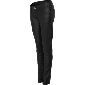 Urban Classics Ladies Leather Imitation Pants, black