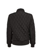 Urban Classics Ladies Diamond Quilt Nylon Jacket, black