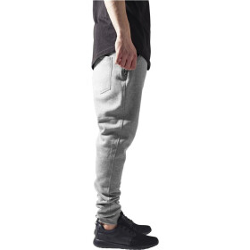 Urban Classics Side Zip Contrast Pocket Sweatpant, gry/blk