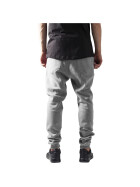 Urban Classics Side Zip Contrast Pocket Sweatpant, gry/blk