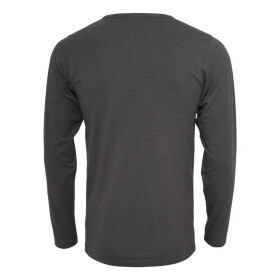 Urban Classics Fitted Stretch L/S Tee, charcoal