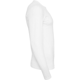 Urban Classics Fitted Stretch L/S Tee, white